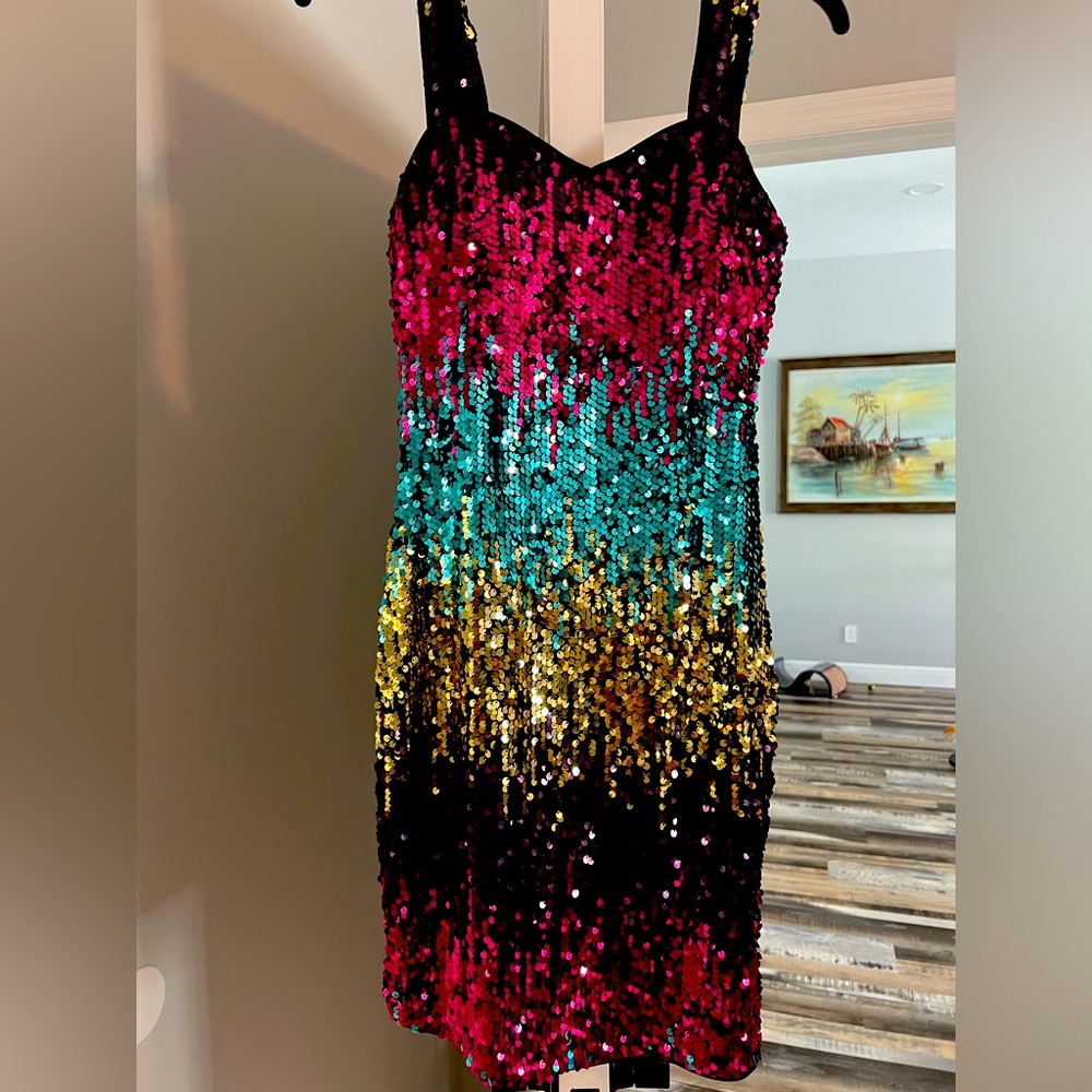Sparkly festive dress size 4